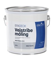 EFApaint Vejstribemaling 2,5 Liter Hvid 